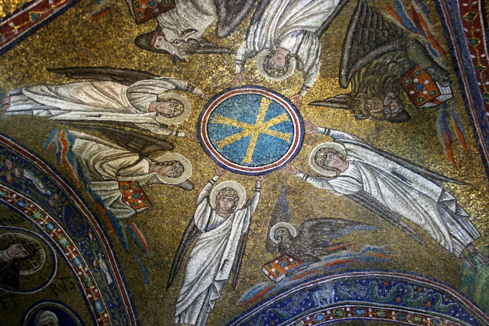 Ceiling mosaic, Museo Arcivescovile
